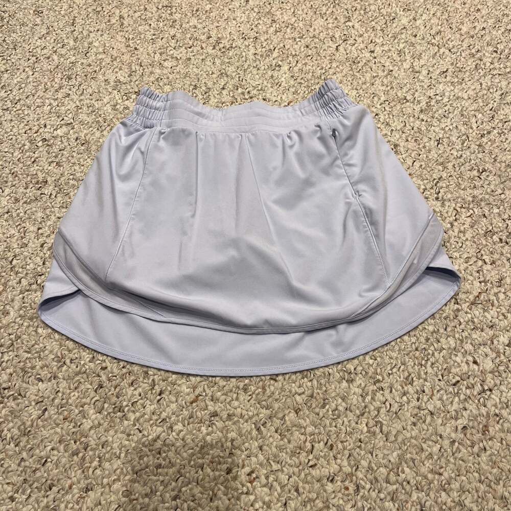 Lululemon Hottie Hot Skirt 6 Light Blue Athleisure Tennis Golf Gym Casual